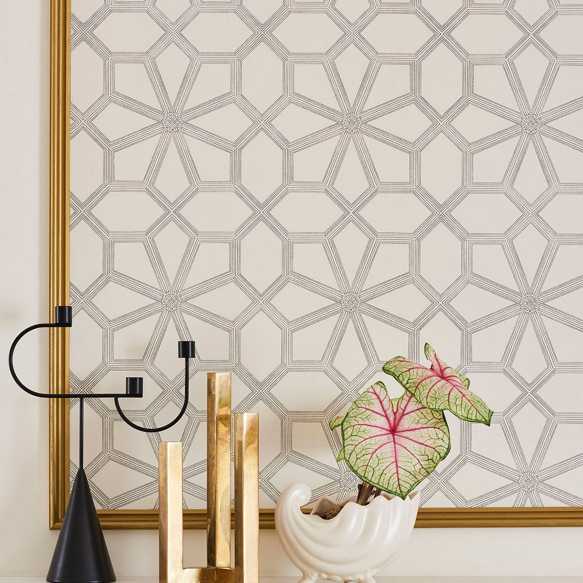 Wolsey Stars Wallpaper 16036 By Cole Son In Cream White